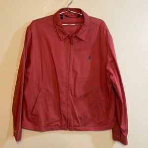 Ralph Lauren Polo coral color Trucker style jacket.